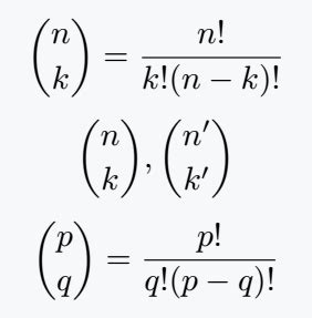 n choose k calculator|latex n choose k.